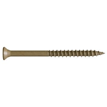 Camo 0356139 Deck Screw, #8 Thread, 2 in L, Bugle Head, Star Drive, Type 17 Slash Point, Carbon Steel, ProTech-Coated, 1750/PK