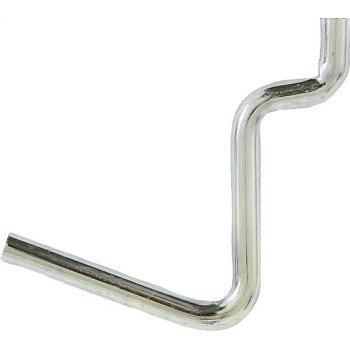 Crawford 14215 Peg Hook, 1-1/2 in Projection, 6 in L x 4-1/2 in W x 6 in H Dimensions, Silver