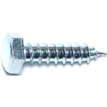 Midwest Fastener 01285 Lag Screw, 1/4 in Thread, 1 in OAL, Zinc