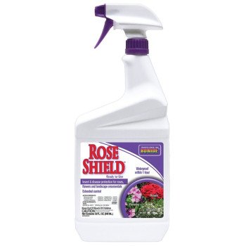 Bonide Rose Shield 982 Insecticide, Liquid, Spray Application, 1 qt Bottle