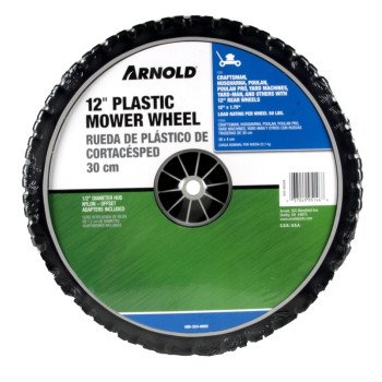 Arnold 490-324-0002 Replacement Lawn Mower Wheel, Plastic/Rubber