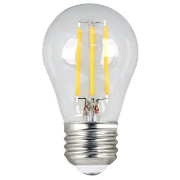 Feit Electric BPA1560/927CA/FIL/2 LED Bulb, General Purpose, A15 Lamp, 60 W Equivalent, E26 Lamp Base, Dimmable, Clear