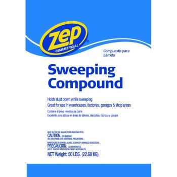 Zep MNSWEEP50 Sweeping Compound, 50 lb Bag, Solid, Odorless