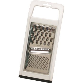 Chef Craft 21005 Grater, Plastic/Stainless Steel, White