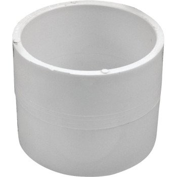 Canplas 193004R Repair Coupling, 4 in, Hub, PVC, White