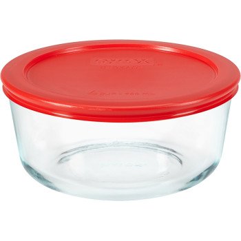 BOWL STORAGE ROUND GLASS 4CUP