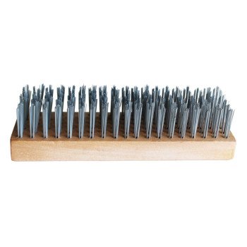 Premier 619 Standard Wire Brush, Steel Trim, Wood Handle