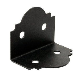 Simpson Strong-Tie Mission APA6 90 deg Angle, 3-1/2 in W, 3-3/4 in D, 5 in H, Steel, Black, Powder-Coated