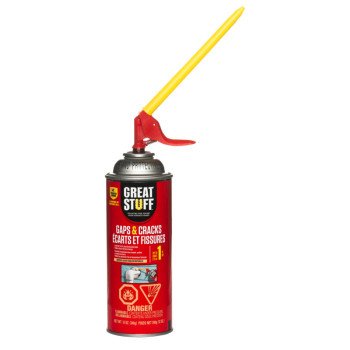 Great Stuff 99108824 Insulating Foam Sealant, Cream, 8 hr Functional Cure, 12 oz, Can