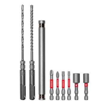 Diablo DMAPL9910-S9 Concrete Anchor Drive Installation Set, 9-Piece, Carbide