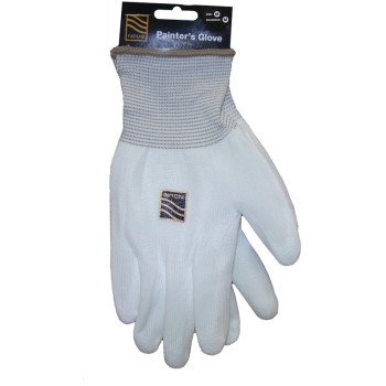 Nour R GLOVE2 Painter's Gloves, M, Nylon, White