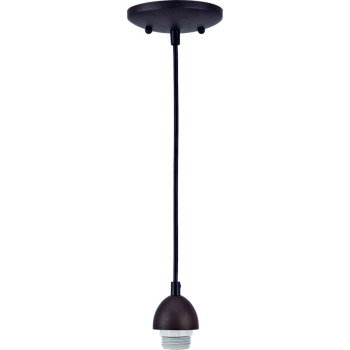 Westinghouse 7028500 Mini Pendant Light Fixture, 1-Lamp, Incandescent Lamp, Oil-Rubbed Bronze Fixture