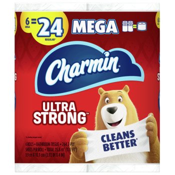 Charmin Ultra Strong 61111 Toilet Paper, Paper