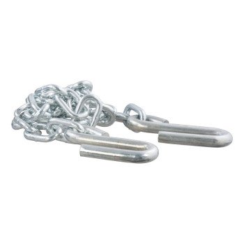 Curt 80031 Safety Chain, 48 in L, 30 Grade, 5000 lb Working Load, Steel, Zinc