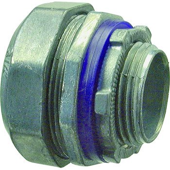 Halex 16210B Conduit Connector, 1 in Compression, Zinc