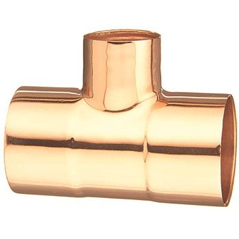 Elkhart Products 111R Series 32872 Reducing Pipe Tee, 1-1/4 x 1-1/4 x 1 in, Sweat, Copper