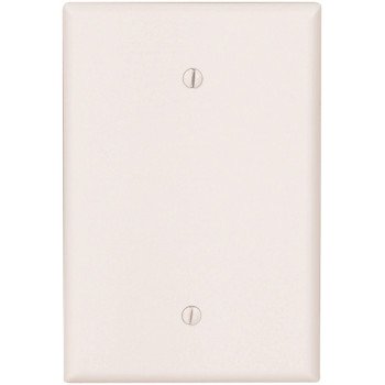 Eaton Cooper Wiring 2729W-BOX Wallplate, 4-1/2 in L, 2-3/4 in W, 0.08 in Thick, 1 -Gang, Thermoset, White