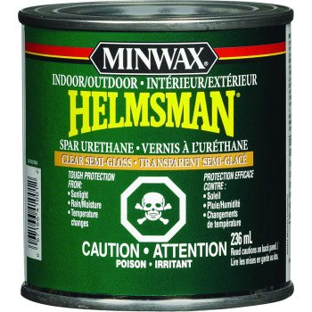 Minwax Helmsman 41001M444 Spar Urethane, Semi-Gloss, Clear