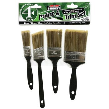 Bennett 4000 Paint and Trim Set, 4-Brush