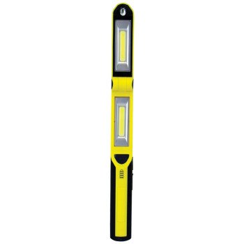 PowerZone ORLEDRFHH01 Work Light, Lithium-Ion Battery, LED Lamp, 40, 300 and 600 Lumens, Yellow and Black