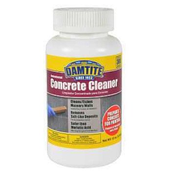 Damtite 19712 Concrete Cleaner, Crystal, 12 oz