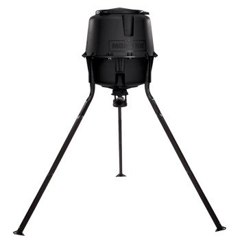 Moultrie MFG-13220 Deer Feeder, 30 gal Hopper, Plastic, Black