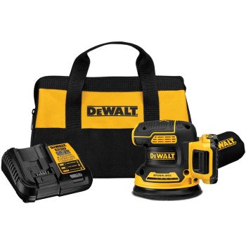 DEWALT XR Series DCW210D1 Random Orbit Sander, Battery Included, 20 V, 2 Ah