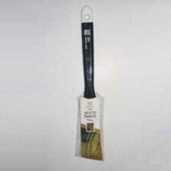 Nour 351-60N Paint Brush, 2.4 in W, Angle Brush, 2-3/4 in L Bristle, Natural White Bristle, Sash Handle