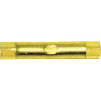 Calterm 65521 Butt Splice Connector, 600 V, Yellow