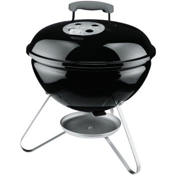 Weber Smokey Joe 10020 Charcoal Grill, 147 sq-in Primary Cooking Surface, Black