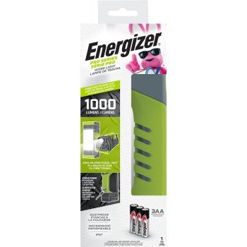 Energizer ENYPWL31 Work Light, Lithium-Ion Battery, LED Lamp, 1000 Lumens