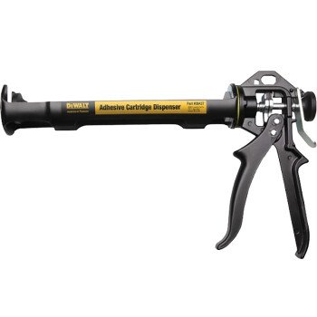 DEWALT 08437-PWR Caulking Gun, Manual, 10 oz Cartridge, Quik-Shot Cartridge