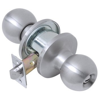 Tell Manufacturing CL100052 Passage Door Knob, Satin