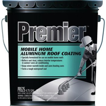 Henry PR525070 Roof Coating, Silver, 18 L Pail, Liquid