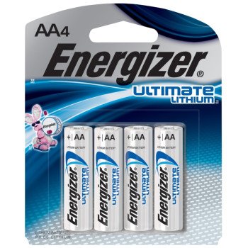 BATTERY AA E2 LITHIUM 4PK