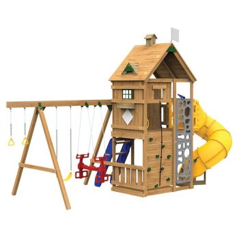 Playstar PS 7716 Build It Yourself Playset Kit, Specifications: 18 sq-ft Play Deck, 12 Activities