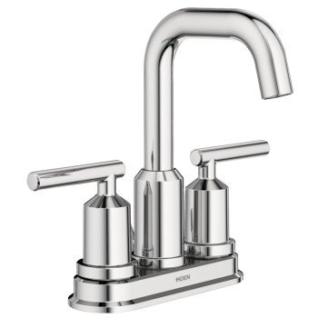 Moen Gibson Series WS84228 Bathroom Faucet, 1.2 gpm, 2-Faucet Handle, Metal, Chrome Plated, Lever Handle