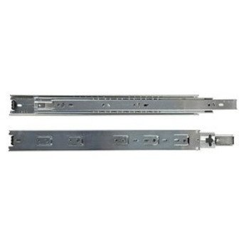 Knape & Vogt True-Trac Series TT100RP 400 Drawer Slide, 100 lb, Side Mounting, 400 mm L Rail, Steel, Zinc