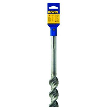 Irwin 323015 Hammer Drill Bit, 7/8 in Dia, 21 in OAL, Twist Flute, 4-Flute, 5 in Dia Shank, SDS Max Shank