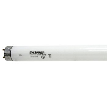 Sylvania 21656 Fluorescent Bulb, 15 W, T8 Lamp, Medium Lamp Base, 810 Lumens, 3000 K Color Temp, Soft White Light