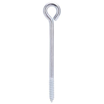 ProSource LR258 Lag Screw Eye, 11.2 mm Thread, Screw Thread, 2 in L Thread, 1-7/16 in Dia Eye, 401 lb Working Load, Zinc