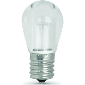 Feit Electric BP40S11N/SU/LED LED Bulb, Decorative, S11 Lamp, 40 W Equivalent, E17 Lamp Base, Dimmable, Warm White Light