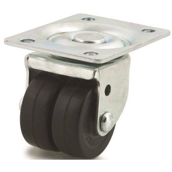 Dh Casters C-B22034P1HR Swivel Machine Caster, 2 in Dia Wheel, 13/16 in W Wheel, Hard Rubber Wheel, 200 lb