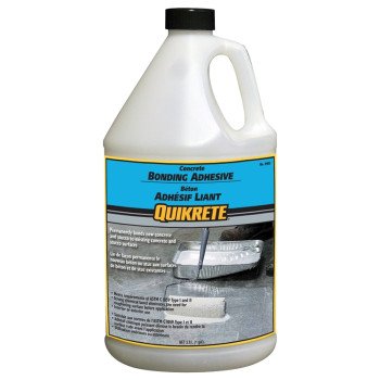 Quikrete 990203 Concrete Bonding Adhesive, Liquid, Vinyl Acetate, White, 1 gal Jug