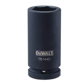 DEWALT DWMT75144OSP Impact Socket, 27 mm Socket, 3/4 in Drive, 6-Point, CR-440 Steel, Black Oxide