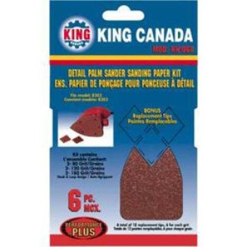 King Canada KW-068 Sandpaper Kit