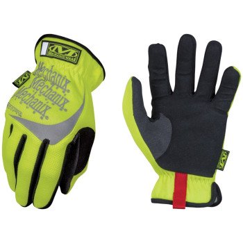 Mechanix Wear FastFit Series SFF-91-012 Work Gloves, Men's, 2XL, 12 in L, Reinforced Thumb, Elastic Cuff, Yellow