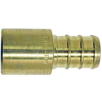 Apollo APXMS1212 Pipe Adapter, 1/2 in, PEX x Male Solder, Brass, 200 psi Pressure