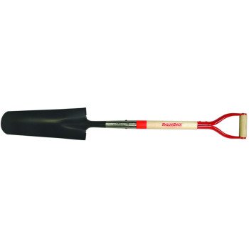 Razor-Back 47103 Drain Spade, 6 in W Blade, Steel Blade, Hardwood Handle, D-Shaped Handle, 29 in L Handle