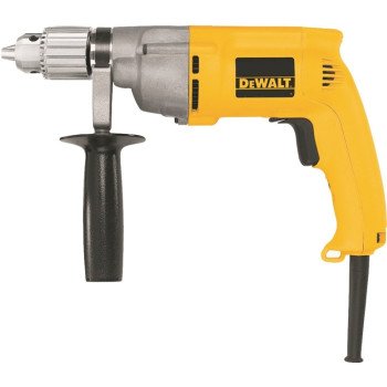 DEWALT DW245 Electric Drill, 7.8 A, 1/2 in Chuck, Keyed Chuck